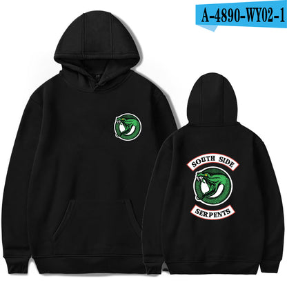 Katoen Oversized Hoodie Sweatshirt Zuid