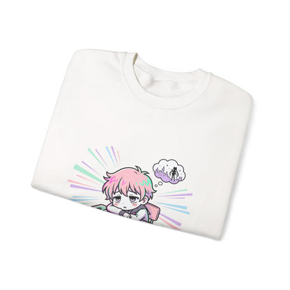 chibi manga panel crewneck sweatshirt | anime aesthetic, kawaii