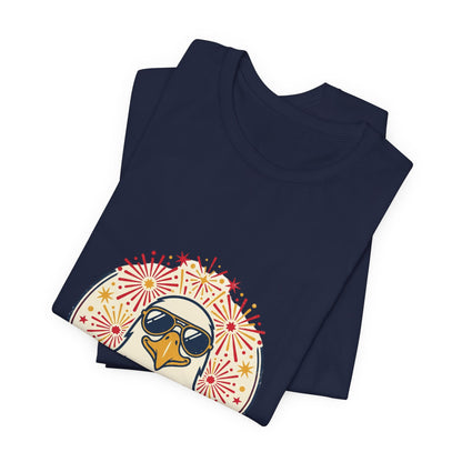 Party Like It's 1776 Tee | Americana Retro, Fireworks Bald Eagle