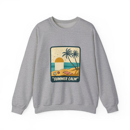 Summer Calm Sweatshirt | retro Americana, vintage distressed patriotic palette