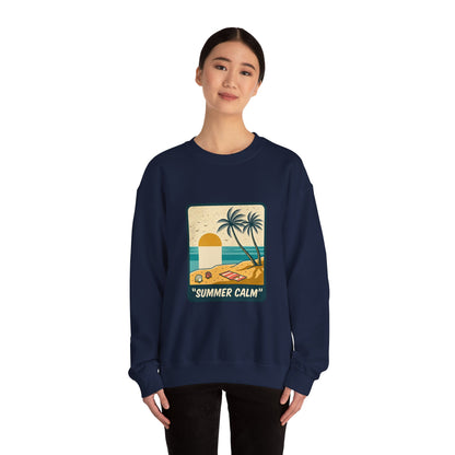 Summer Calm Sweatshirt | retro Americana, vintage distressed patriotic palette
