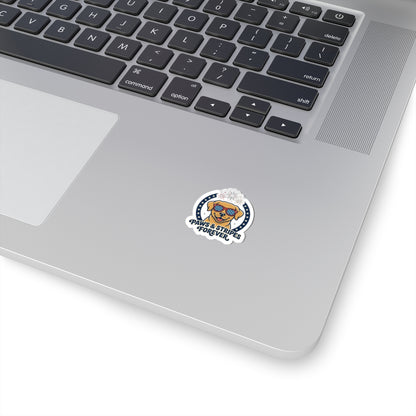 Paws & Stripes Forever Sticker | Americana 4th of July, Retro Patriotic Palette