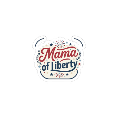 Mama of Liberty Kiss-Cut Stickers | Americana Retro Patriotic Palette