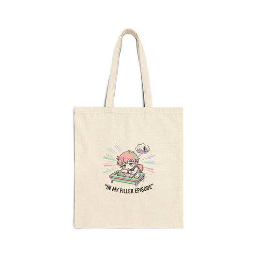chibi anime character tote | kawaii manga panel, pastel magical-girl aesthetic