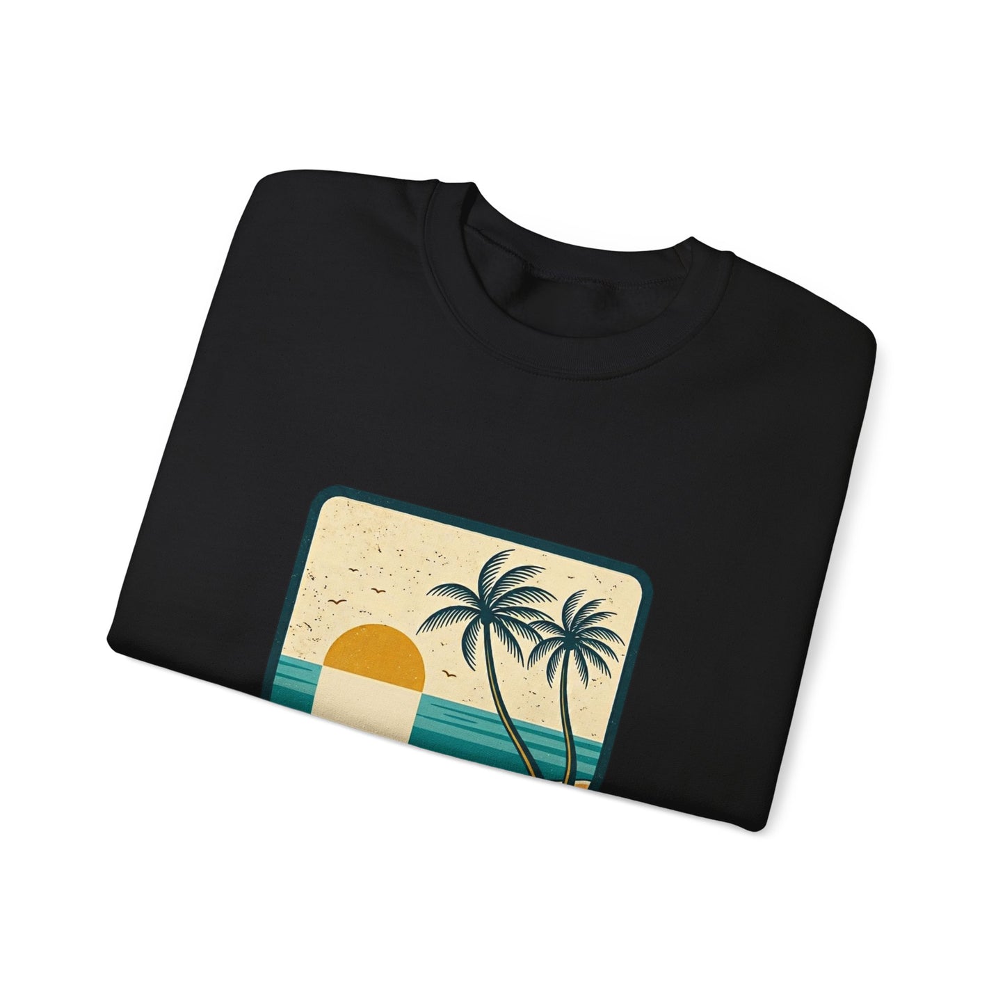 Summer Calm Sweatshirt | retro Americana, vintage distressed patriotic palette