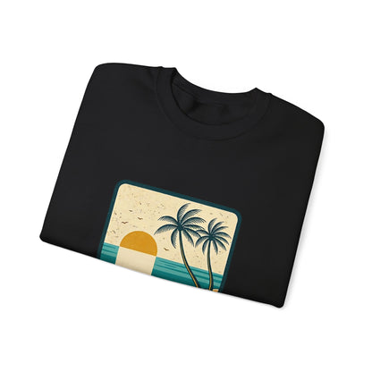 Summer Calm Sweatshirt | retro Americana, vintage distressed patriotic palette