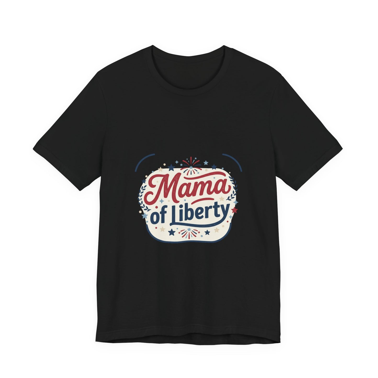 Mama of Liberty T-Shirt | Americana retro 4th of July, vintage patriotic palette