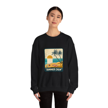 Summer Calm Sweatshirt | retro Americana, vintage distressed patriotic palette