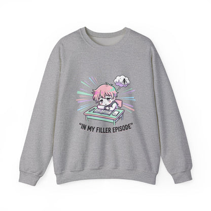 chibi manga panel crewneck sweatshirt | anime aesthetic, kawaii