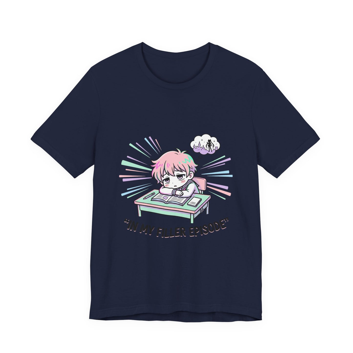 in my filler episode Tee | chibi anime aesthetic, pastel kawaii manga