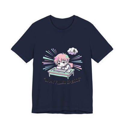 in my filler episode Tee | chibi anime aesthetic, pastel kawaii manga