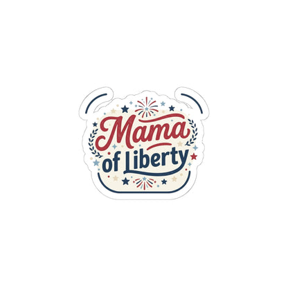 Mama of Liberty Kiss-Cut Stickers | Americana Retro Patriotic Palette