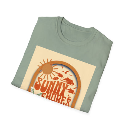 Sunny Shores T-Shirt | Retro Beach Surf Graphic