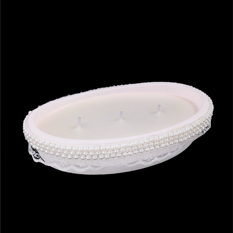 Retro Instagram-style Oval Soy Wax Scented Candle