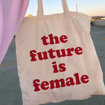 Floral Women Canvas Tote Bag Girl Reu